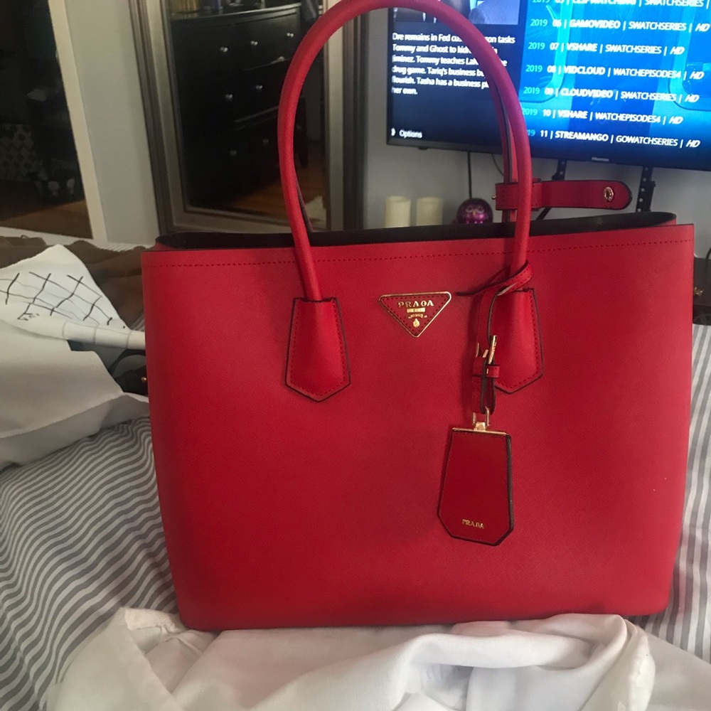 Red Tote Bag